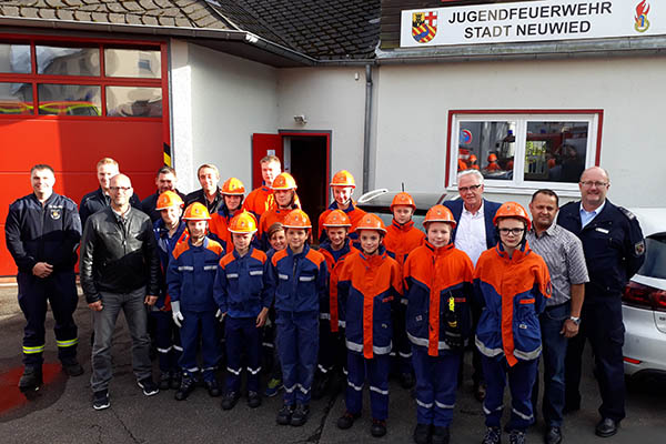 Ulrich Adams bei Jugendfeuerwehr Neuwied