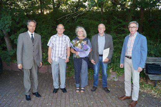 Von links: Michael Merz, Rainer Hein, Heike Christmann, Bernd Brssow und Ulrich Schmidt (Broleiter der Verbandsgemeindeverwaltung). Foto: privat