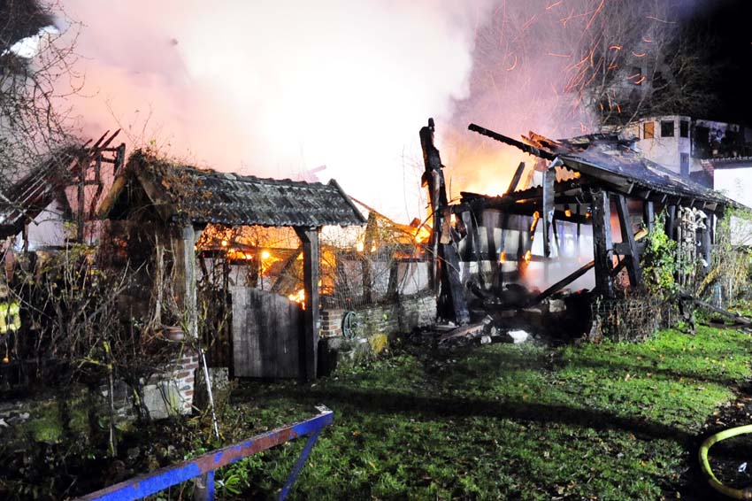 Feuer in Altenbrendebach: Wohnhaus wird Opfer der Flammen