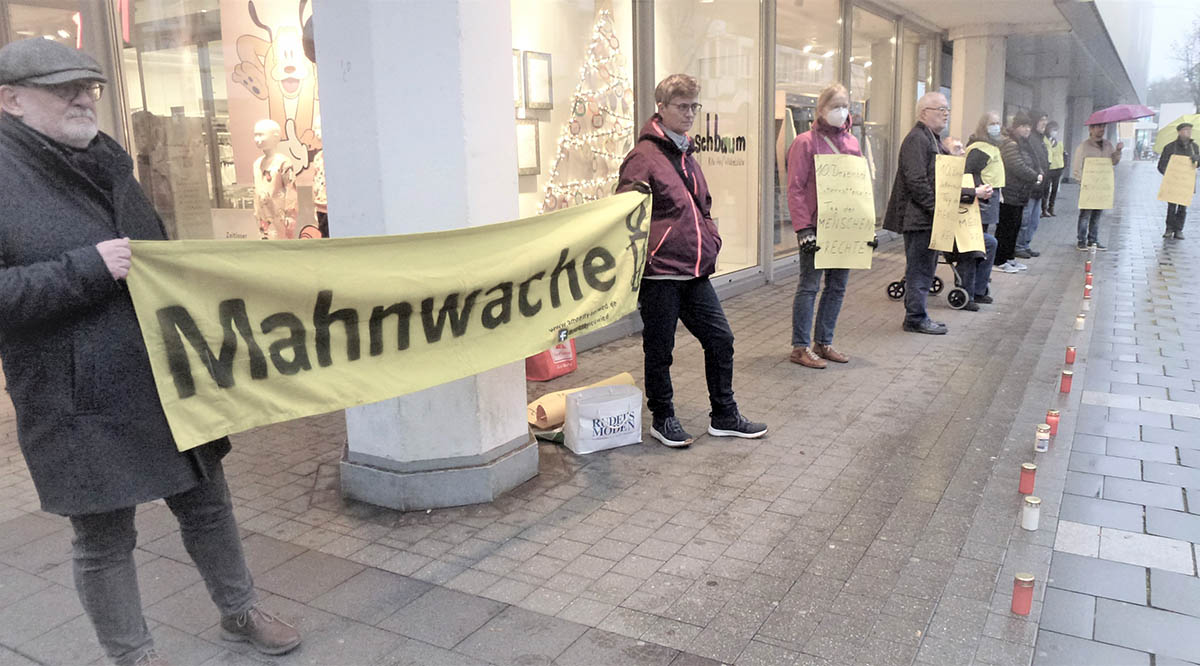 Archivfoto Mahnwache 