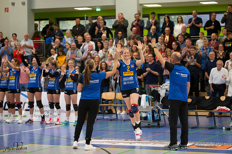 Anne Taubmann trgt bei den Deichstadtvolleys die Nummer 2. Der Liga-Zweite aus Neuwied erwartet am Samstag vor heimischer Kulisse die Reserve aus Vilsbiburg. Foto: Eckard Schwabe