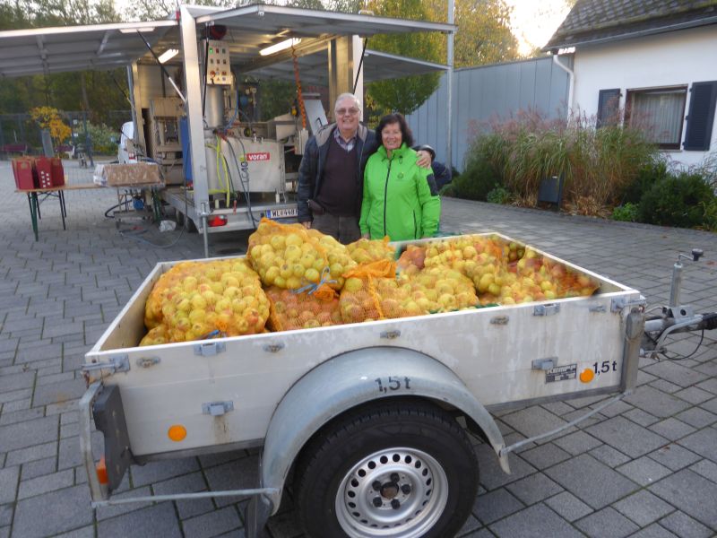 Westerwaldverein Bad Marienberg presste Apfelmost