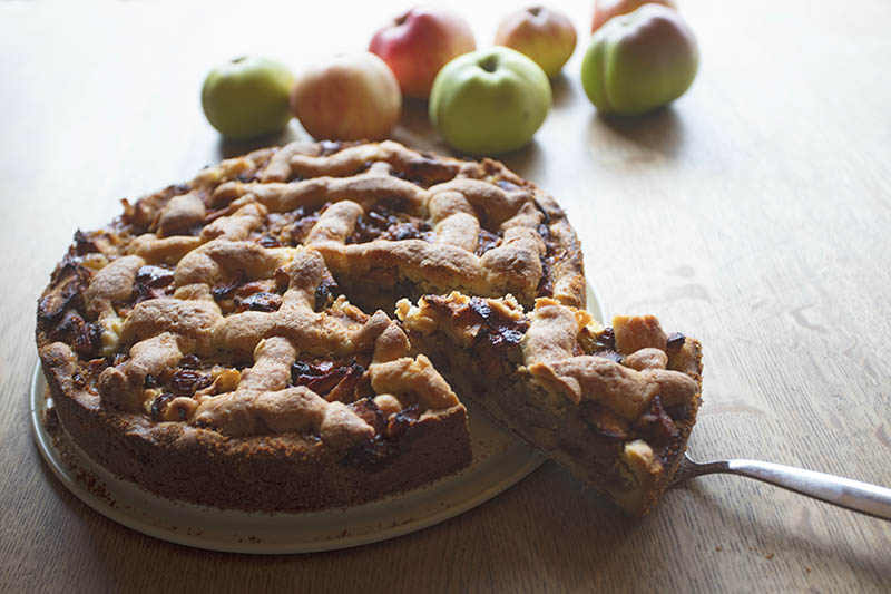 Apfel-Gitterkuchen (Foto: Wolfgang Tischler)