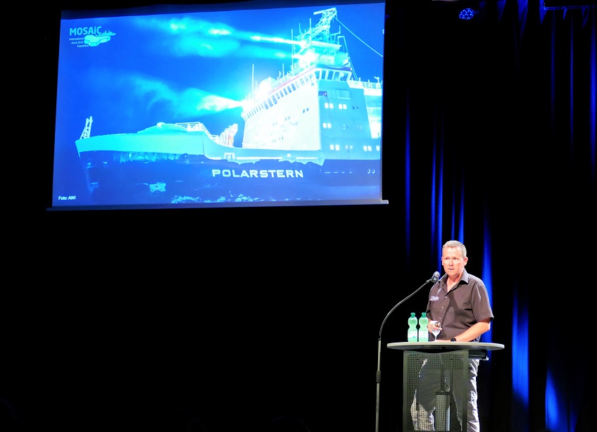 Dr. Volker Rachold machte auf im Kulturwerk auf die Klimaentwicklung aufmerksam. (Fotos: ma)