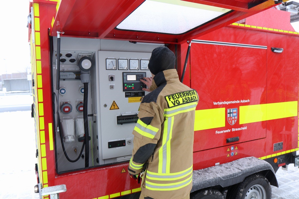 Verschiedene Gebude in der Verbandsgemeinde Asbach sind fr die Notstrom-Einspeisung vorgerstet. (Fotos: Feuerwehr VG Asbach)