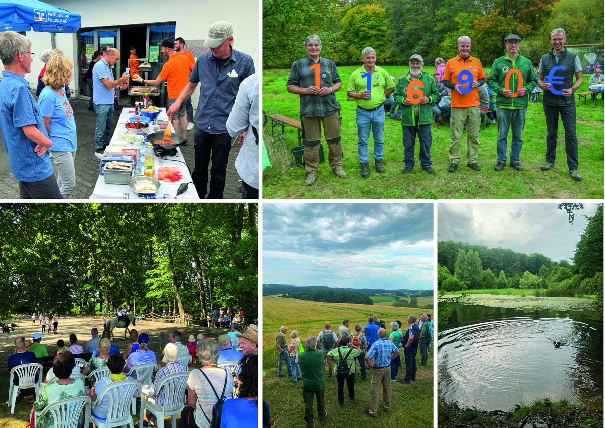 Bei den Wanderungen waren viele "Wiederholungstter" dabei. (Fotos: Raiffeisenbank Neustadt eG)