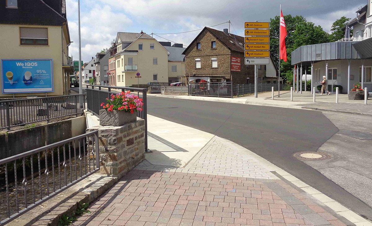 Aubachbrcke in Oberbieber fr Verkehr wieder freigegeben