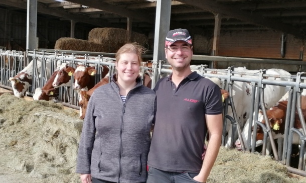 Silke und Matthias Augst heien auf ihrem Helmenzer Hof jeden willkommen, der sich fr nachhaltige und transparente Landwirtschaft interessiert. (Foto: hak)