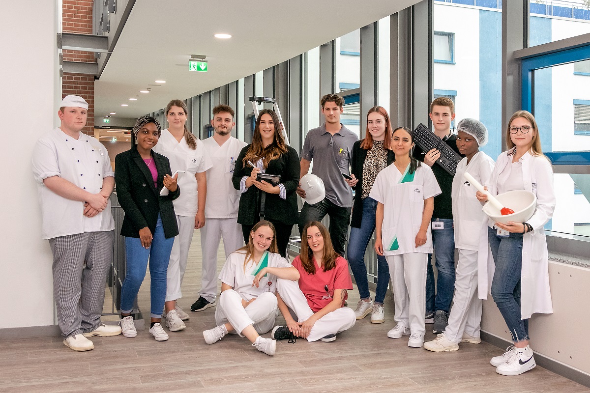 Das Ausbildungsangebot im St. Vincenz ist breit gefchert. (Foto: Krankenhausgesellschaft St. Vincenz mbH)