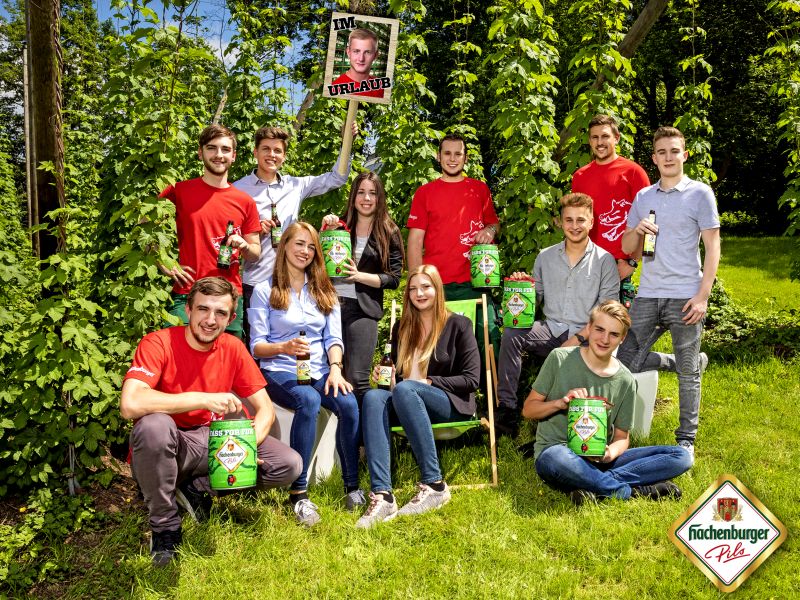 Azubis der Westerwald-Brauerei. Foto: privat