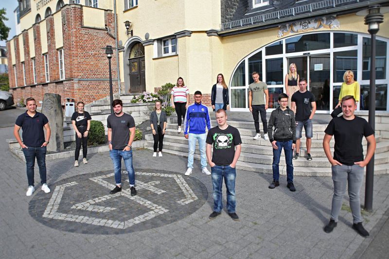 Ausbildungsstart 2020 bei der Steuler-Gruppe in Hhr-Grenzhausen. Foto: privat