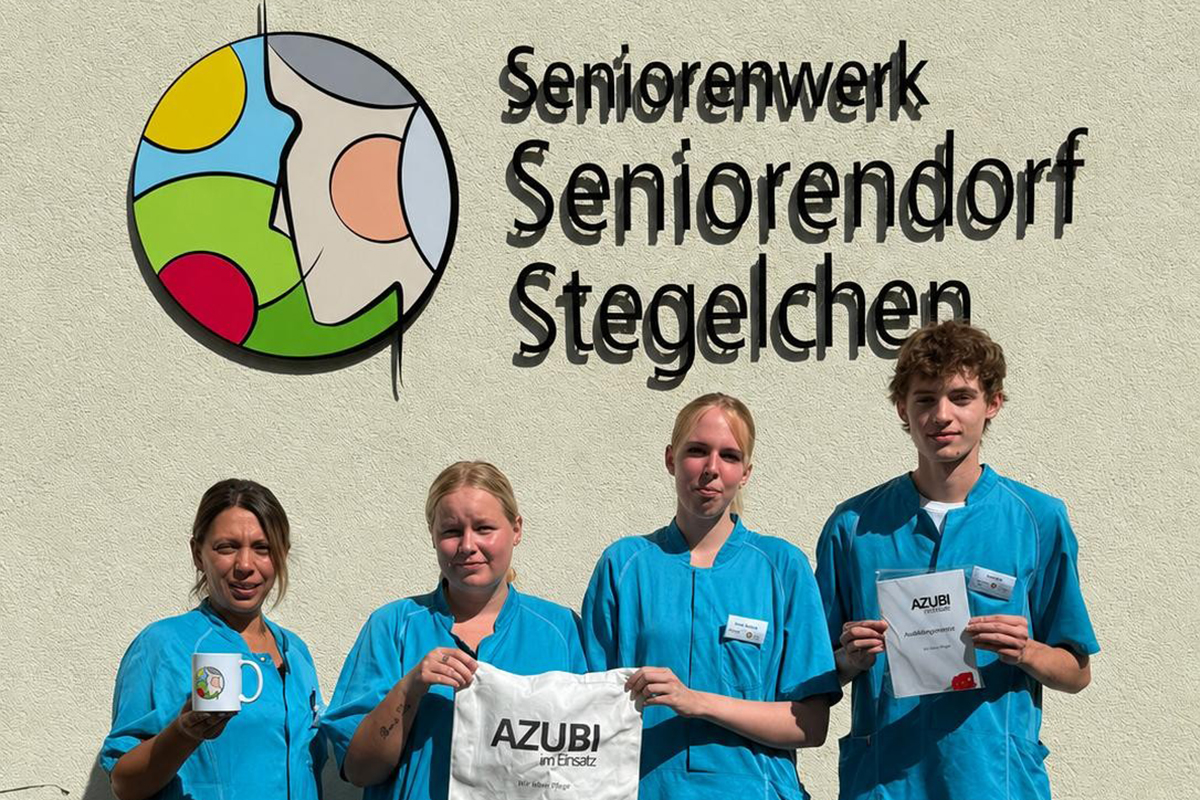 Seniorendorf Stegelchen: Neue Auszubildende starten in die Pflegekarriere