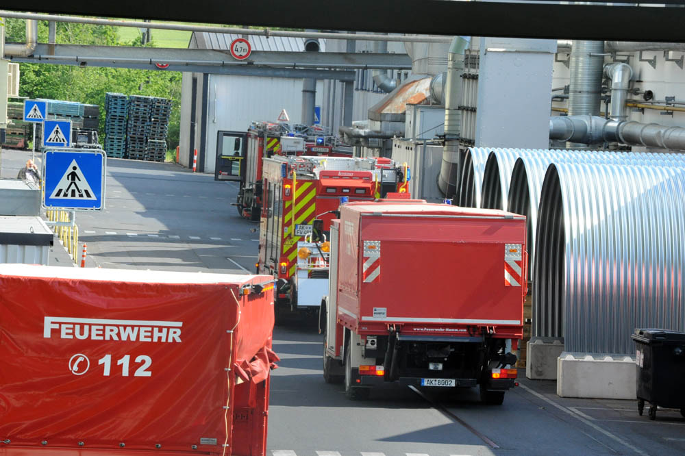 Die Feuerwehr Hamm im Einsatz (Fotos: kk)