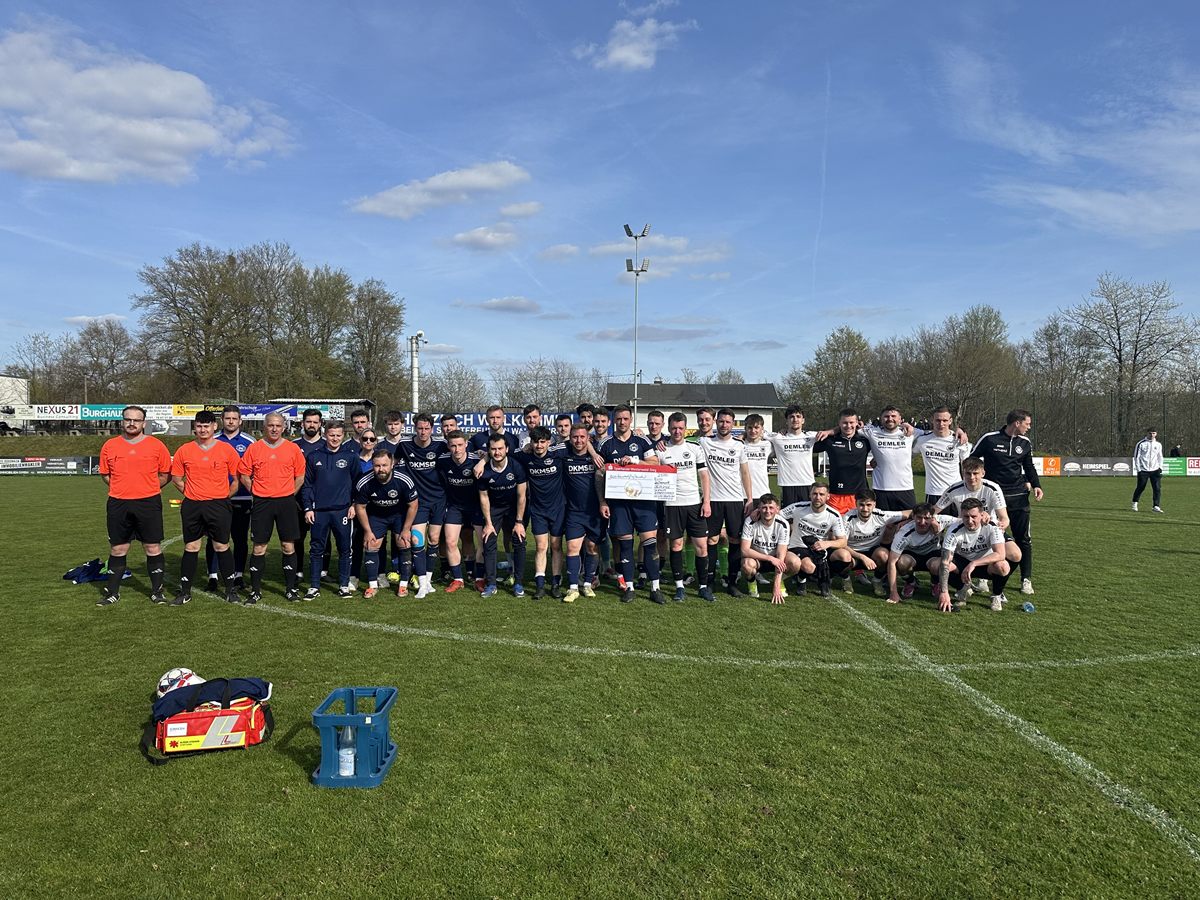 Beim Benefizspiel konnten 2.500 Euro gesammelt werden. (Foto: Veranstalter)