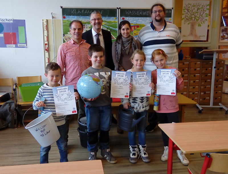 "Wasser marsch!" an der Marienschule in Bad Hnningen