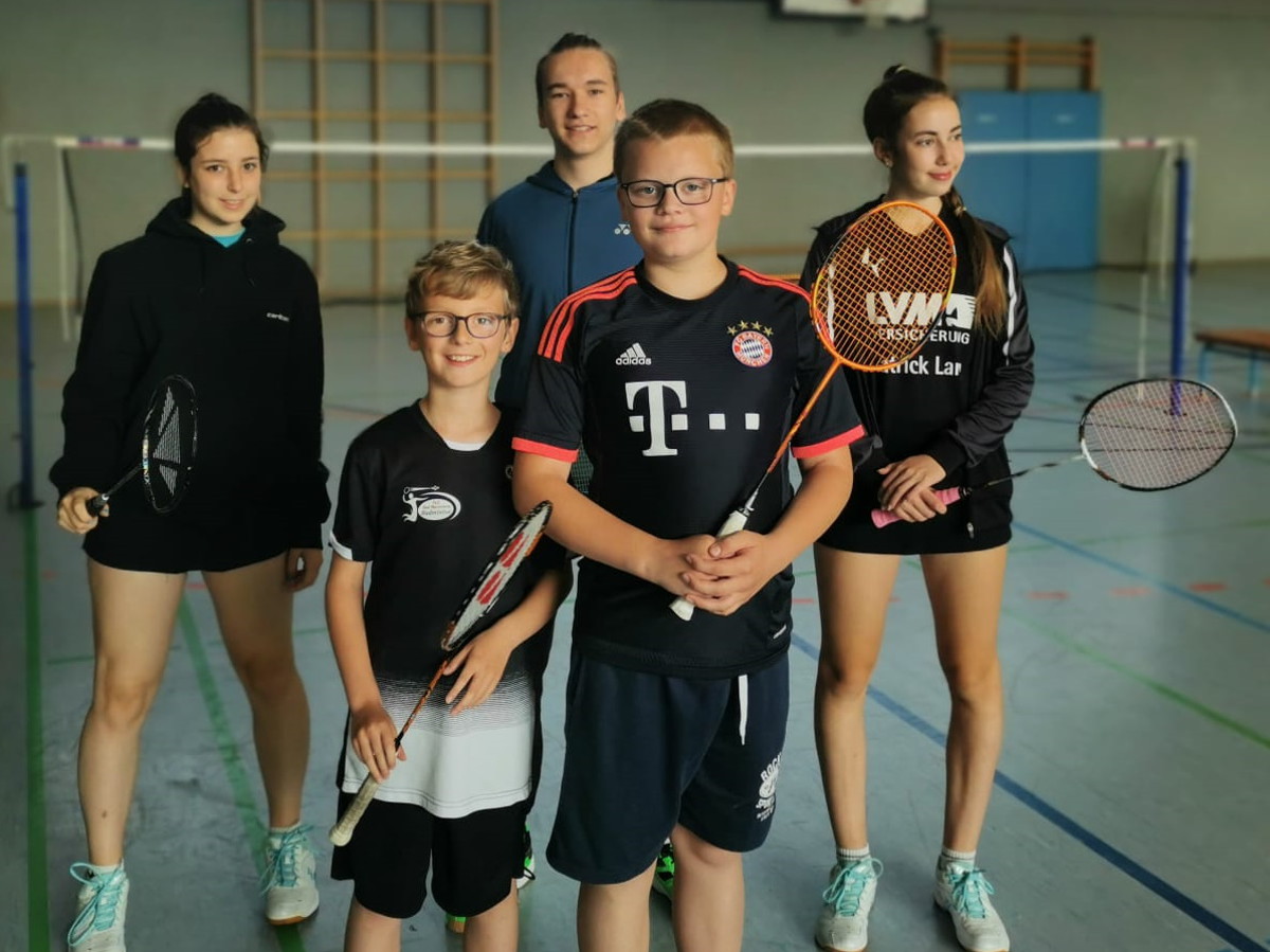 Das junge Badminton-Team des TuS Bad Marienberg sammelte in Gera Wettkampferfahrung. (Foto: Verein)