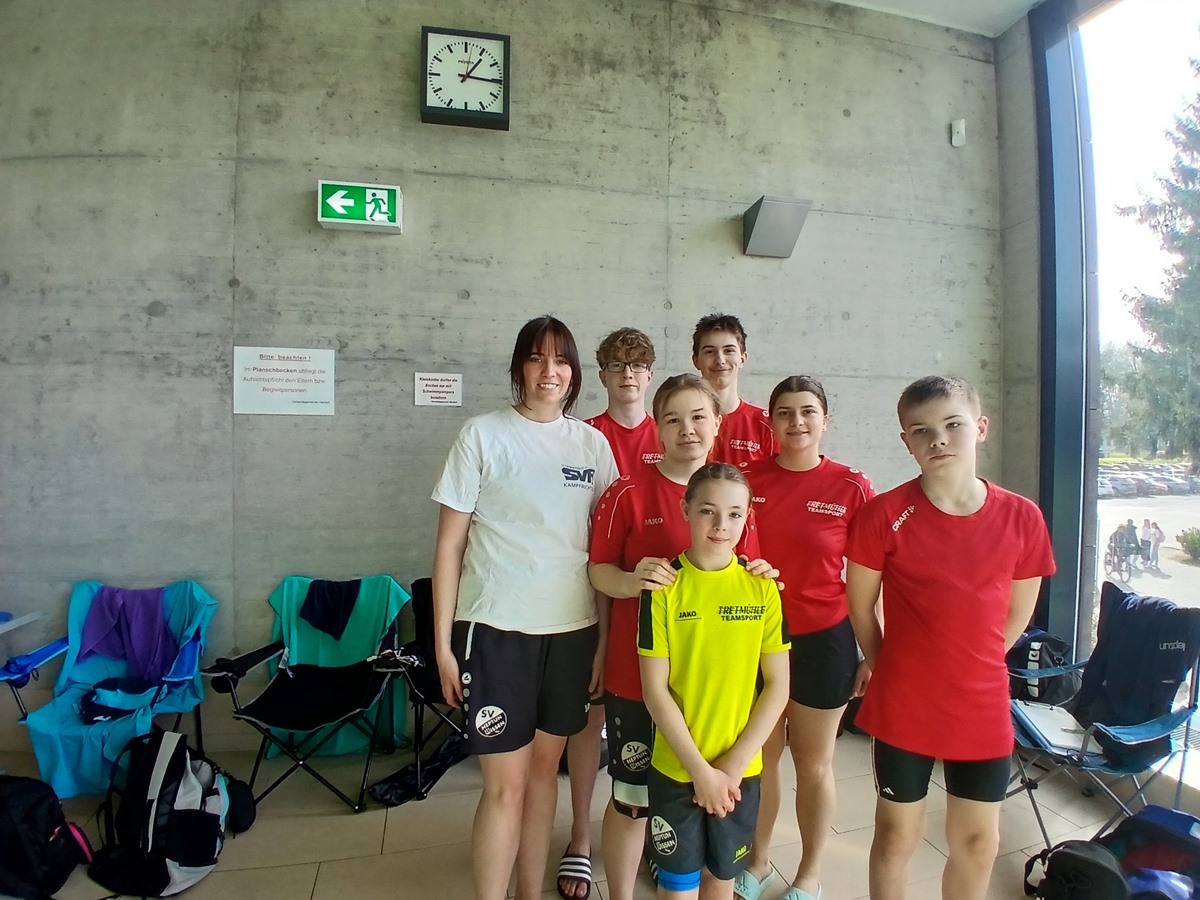 Das erfolgreiche Nachwuchsteam des SV Neptun Wissen (Foto: Verein)