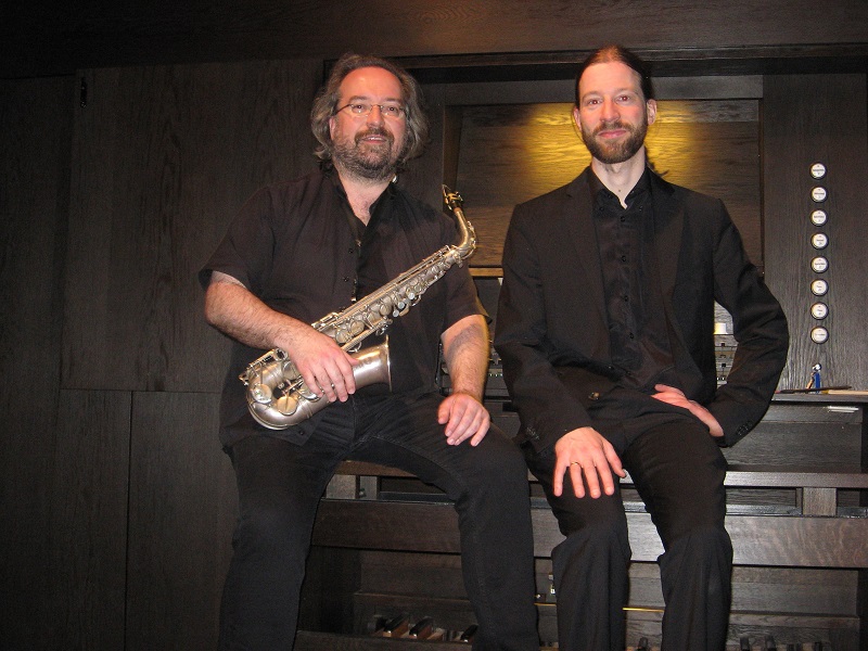 Das Duo APPEARUIT mit Bernhard Kießig an der Orgel und Andreas Lehmann am Saxophon (Foto: Veranstalter)