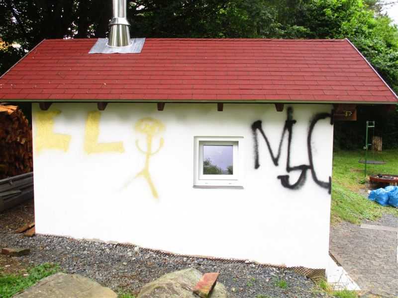 Sachbeschdigung durch Graffiti 