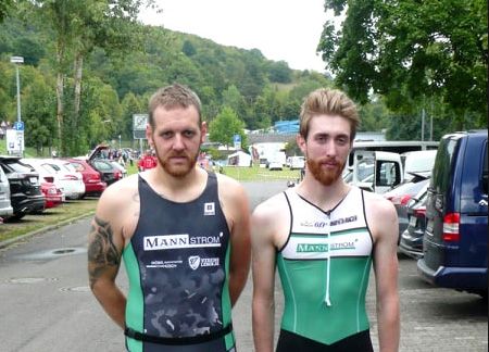 Die MANNschaft-Triathleten in Bad Sobernheim. Foto: privat