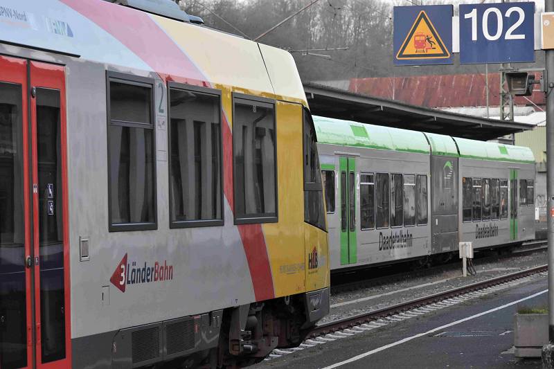 Bahnunfall auf der Strecke von HLB und Daadetalbahn