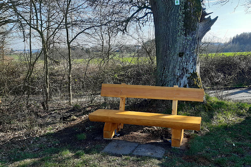 Diese Bank ist geklaut worden. Foto: Stadtverwaltung