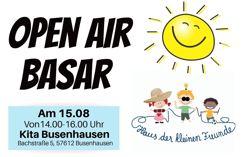Neuer Termin fr Open Air Basar der Kita Busenhausen