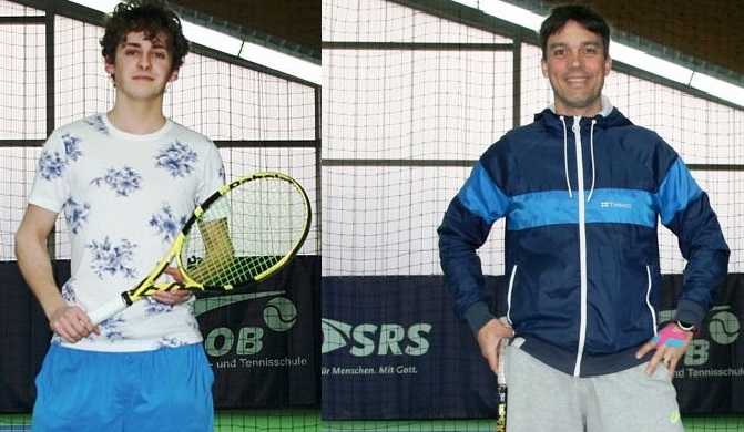 Julian Bauer (li) und Timo Mller stehen ab sofort als Tennis Trainer beim TC Steimel zur Verfgung. Foto: Westwood Tennis