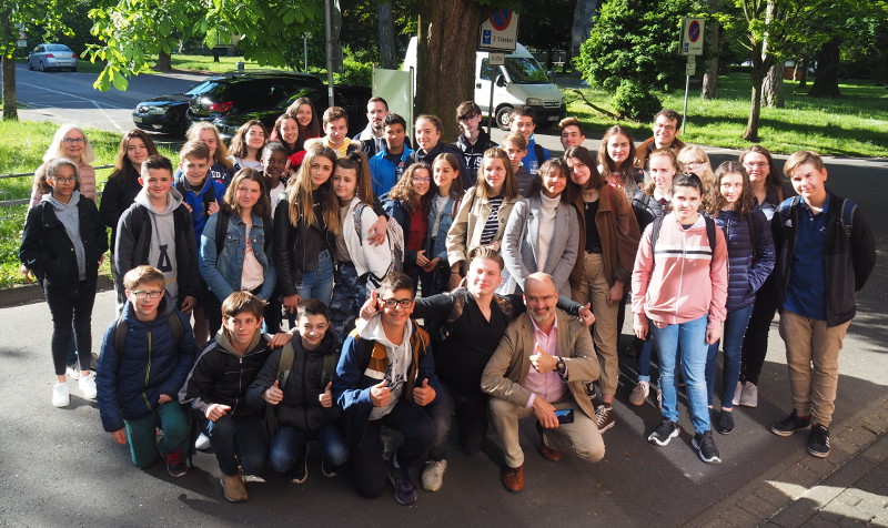 Seit vielen Jahren findet ein regelmiger Austausch zwischen den Partnerschulen aus Bendorf und Yzeure statt. Foto: Stadt Bendorf
