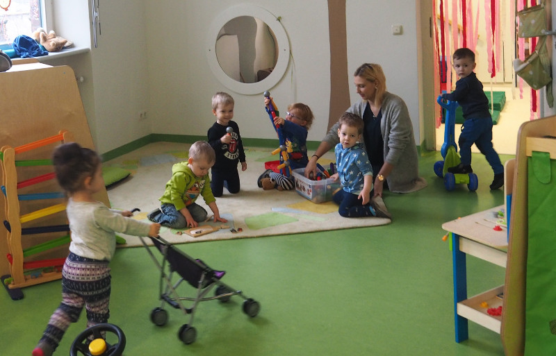 Die Kinder fhlen sich im neu gestalteten Nestgruppenbereich pudelwohl. Foto: Stadt Bendorf