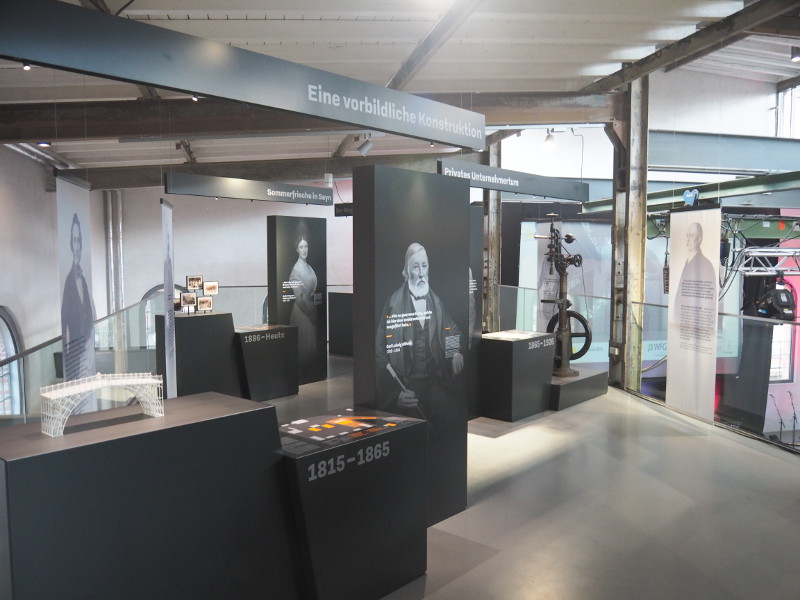 In der Kruppschen Halle thematisiert eine neue Dauerausstellung die Geschichte der Sayner Htte. Foto: Stadt Bendorf
