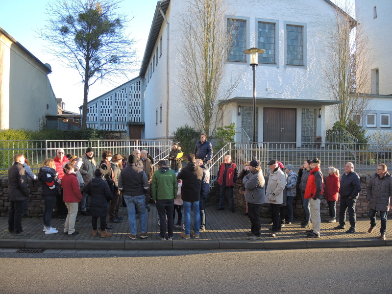 Das Interesse am Dorfrundgang in Stromberg war gro. Foto: Stadt Bendorf