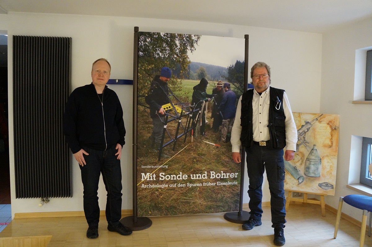 Von links: Architekt Carsten Trojan, Museumsleiter Achim Heinz. (Foto: Bergbaumuseum)
