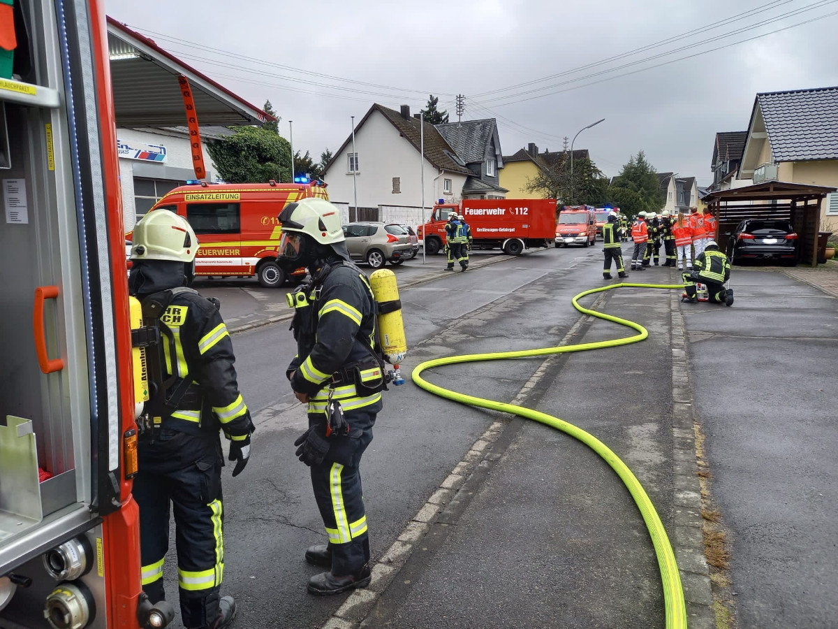 Gasaustritt in Gebhardshain? Feuerwehr konnte schnell Entwarnung geben