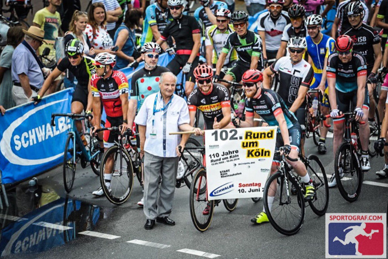 Jan-Peter Will vor dem Start von "Rund um Kln". Foto: Privat