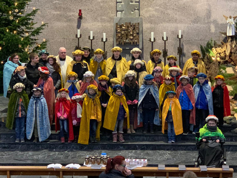 Brucher Sternsinger unterwegs fr Kinder im Libanon