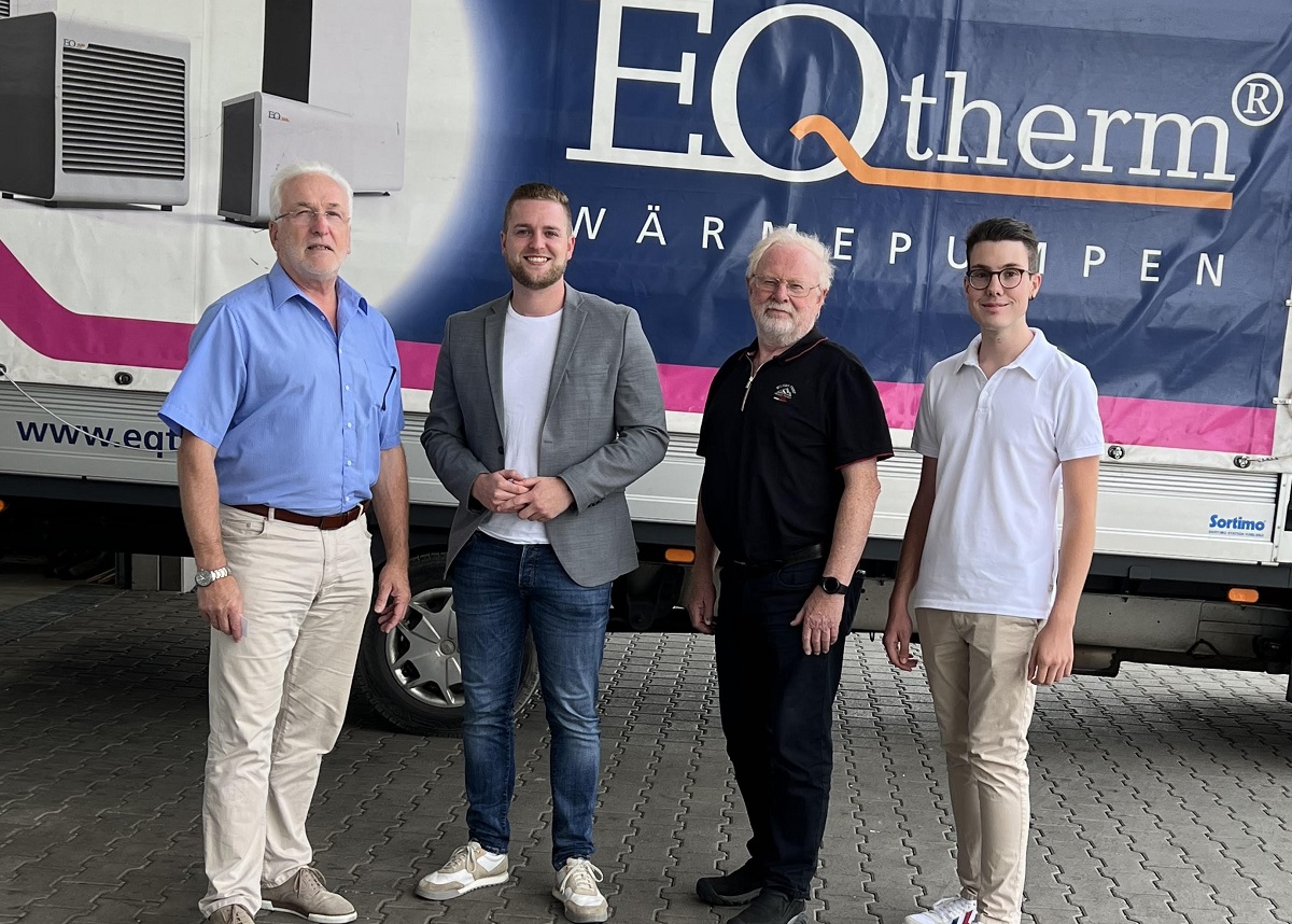 Martin Diedenhofen zu Besuch bei der Firma "EQtherm"