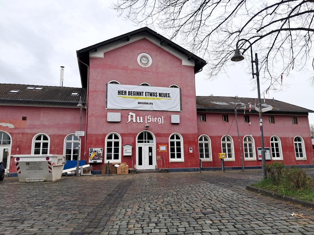 Die "Station" am Bahnhof Au steht kurz vor der Er�ffnung. (Fotos: rm)