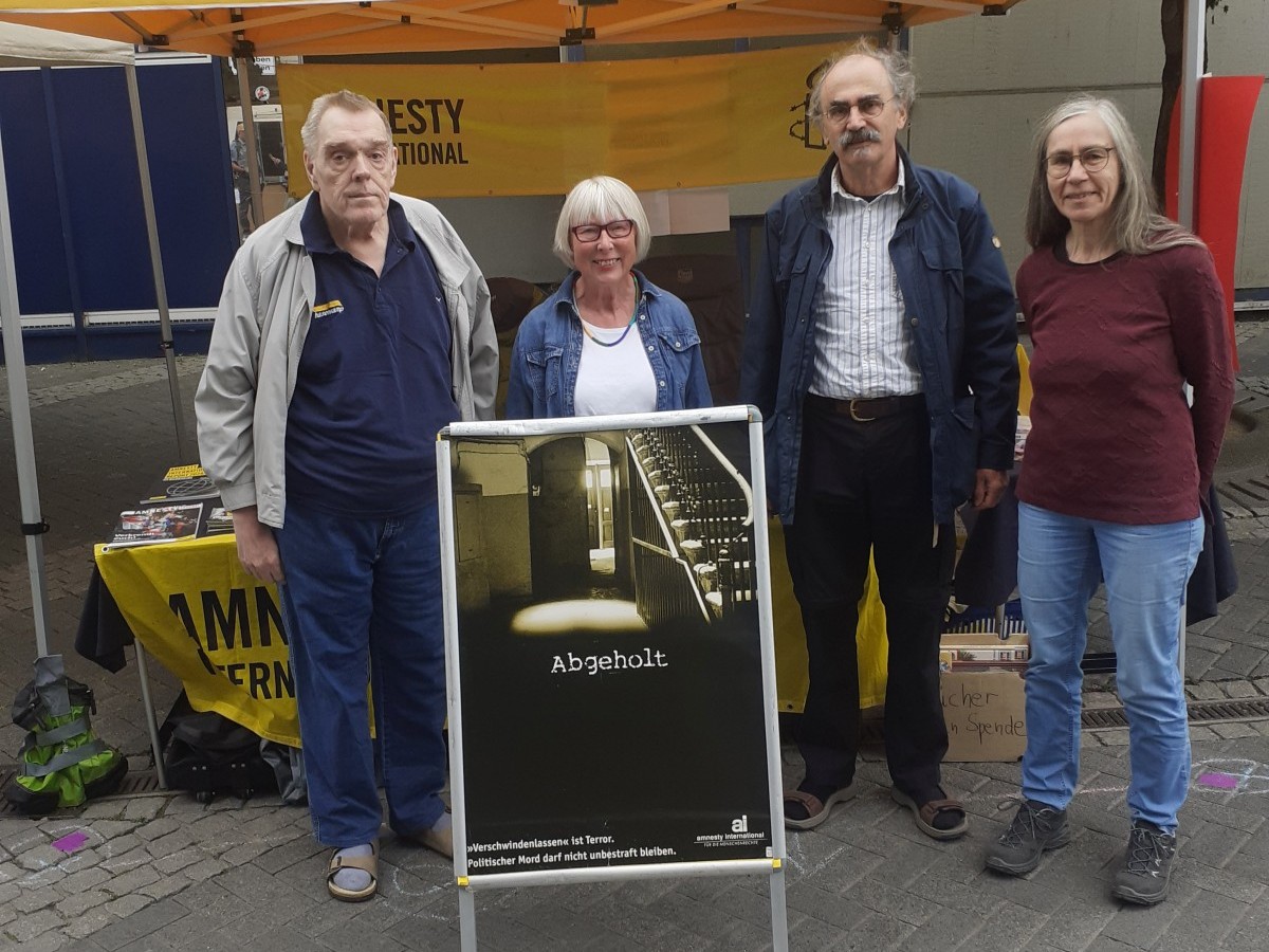 Amnesty International in Neuwied: Engagement gegen das Verschwindenlassen