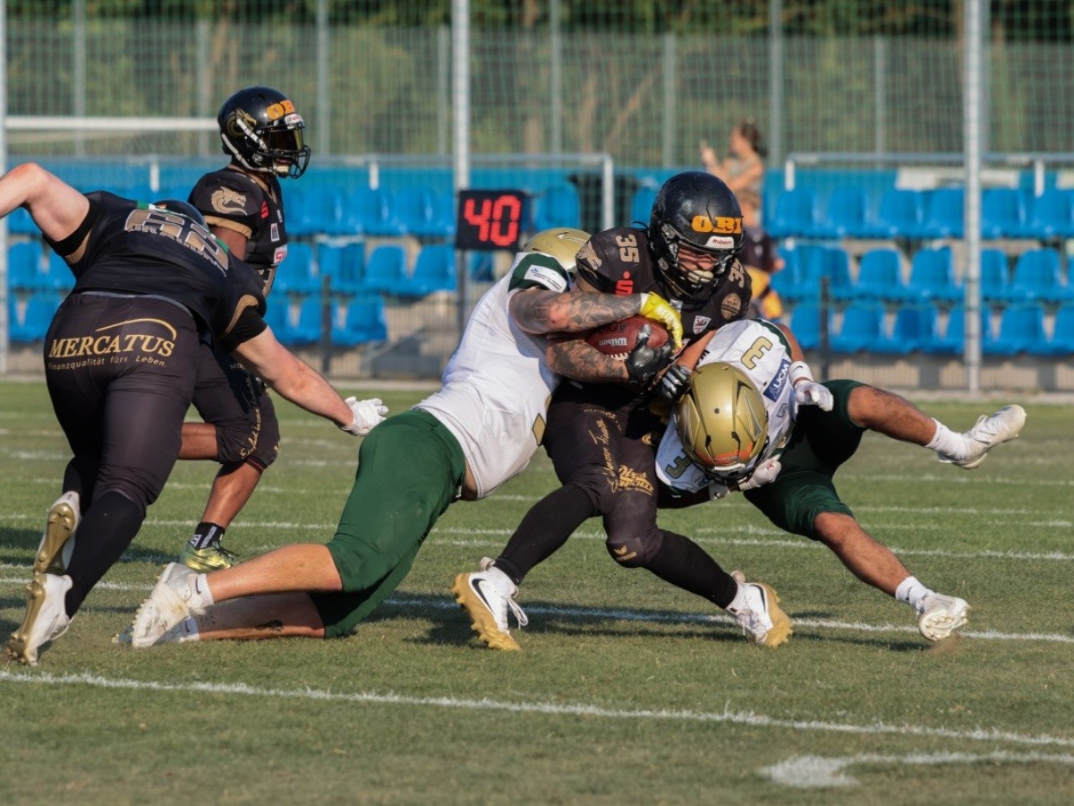 Fighting Farmers Montabaur zweiter Siegen gegen die Gie�en Golden Dragons (Foto: Lena Br�ngel/_elembee)