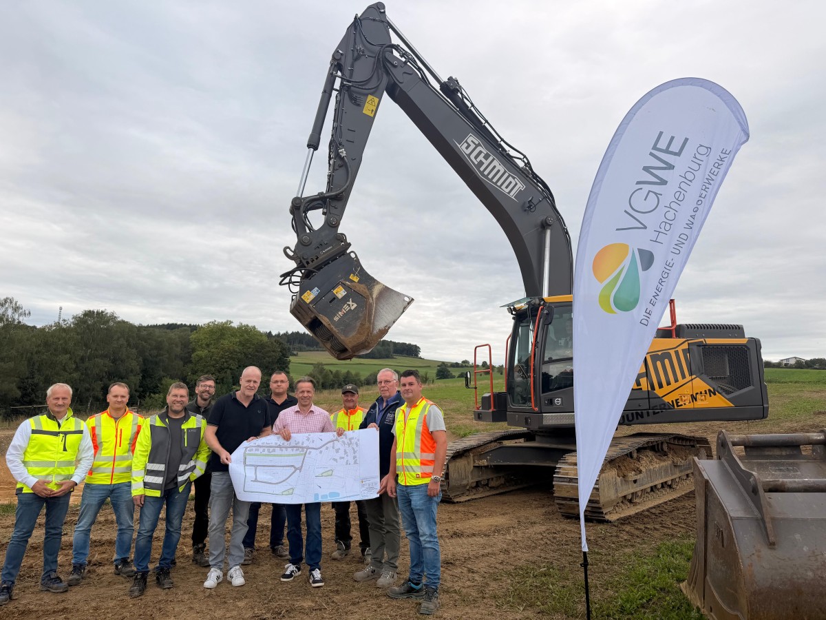 In Hattert entsteht mit "Im R�ffel" neuer Wohnraum (Foto: Julia Sch�fer/Verbandsgemeindeverwaltung Hachenburg)