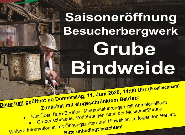 Dauerhafter und regelmiger Betrieb in der Grube Bindweide 