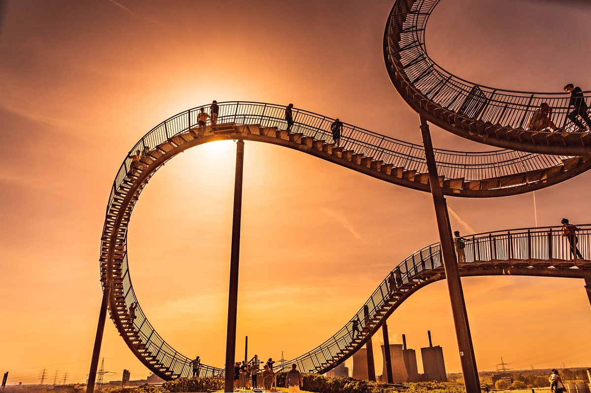 Ein Auf und Ab ist das Leben mit bipolar Erkrankten. (Symbolbild: Pixabay)