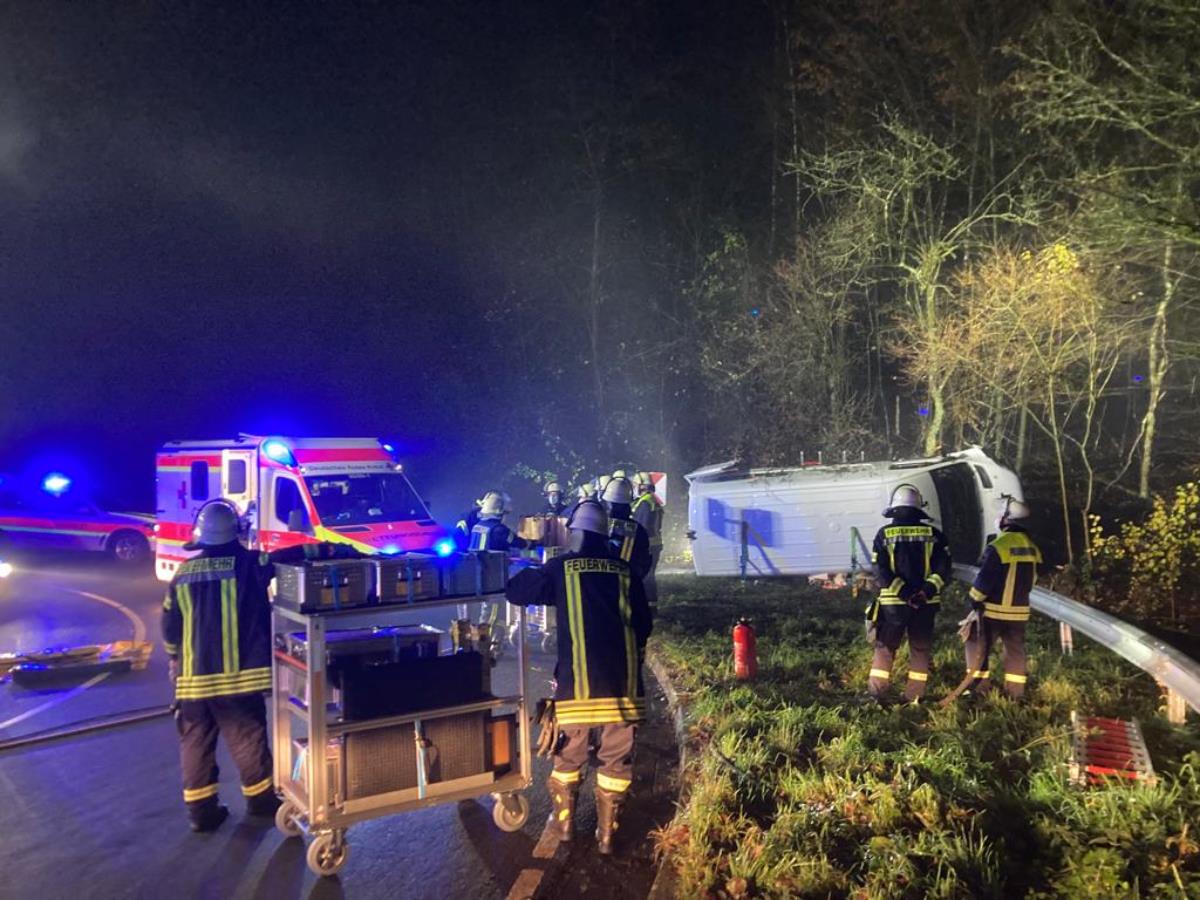 Verkehrsunfall mit drei Schwerverletzten in Bitzen
