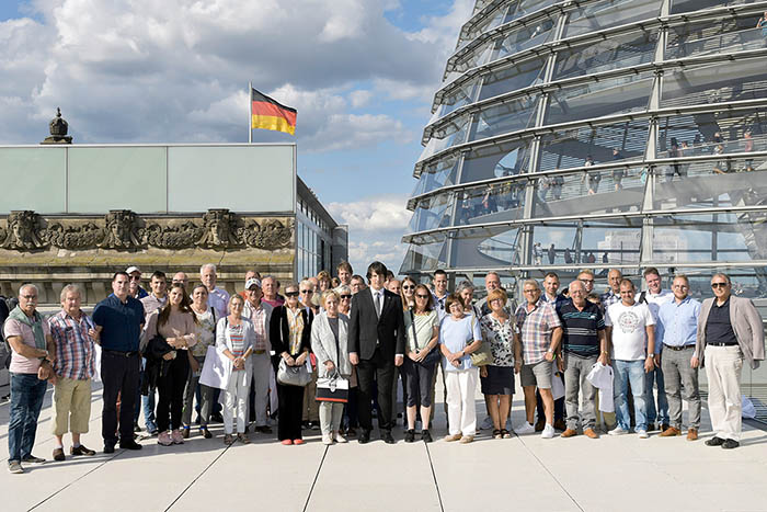 Die Teilnehmer der Informationsfahrt. Foto: AfD