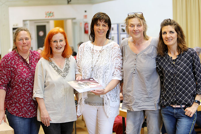 Von links: Antje Kohl, Doris Litz, Sabine Stumm, Ingrid Haberscheidt, Gerlinde Wittlich. Foto: privat