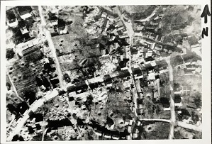 Am 11. Mrz 1945 wurde Wissen durch einen schweren Bombenangriff fast vollstndig zerstrt. Das zeigt das Foto aus dem Archiv von Bruno Wagner (Wissen-Schnstein)