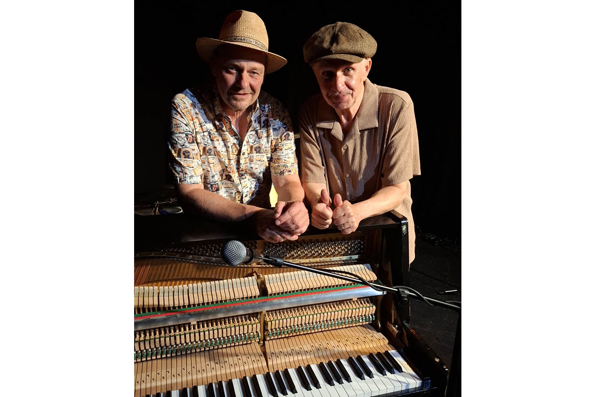 Christian Noll, links und Christian Christl laden zum Piano Boogie Abend ein. Foto: Christian Christl