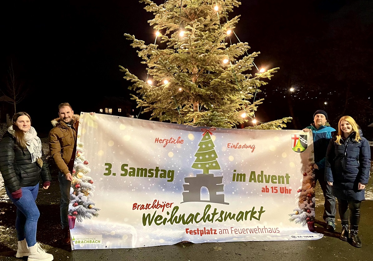 Brachbach ist bereit für seinen elften Weihnachtsmarkt am dritten Adventsamstag