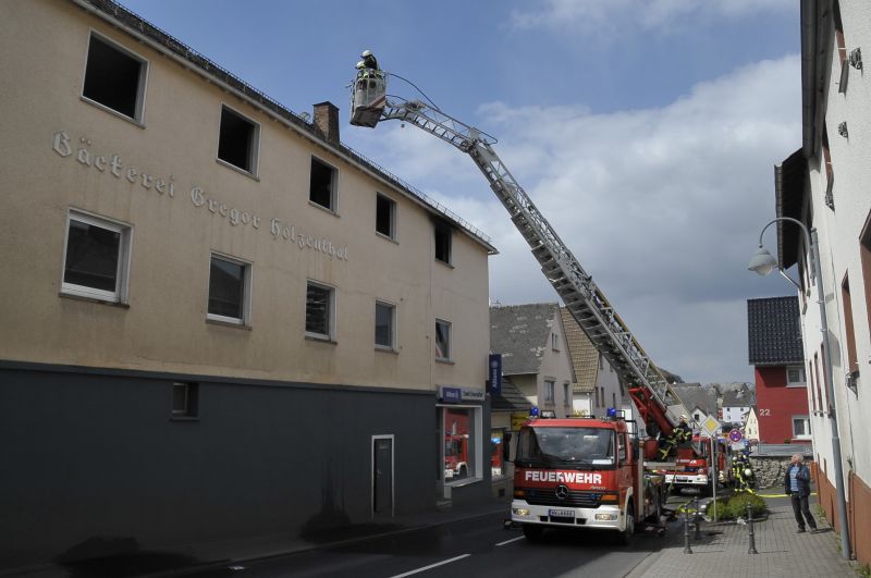 Feuerwehreinsatz in Nentershausen. Foto: Klaus-Dieter Hring